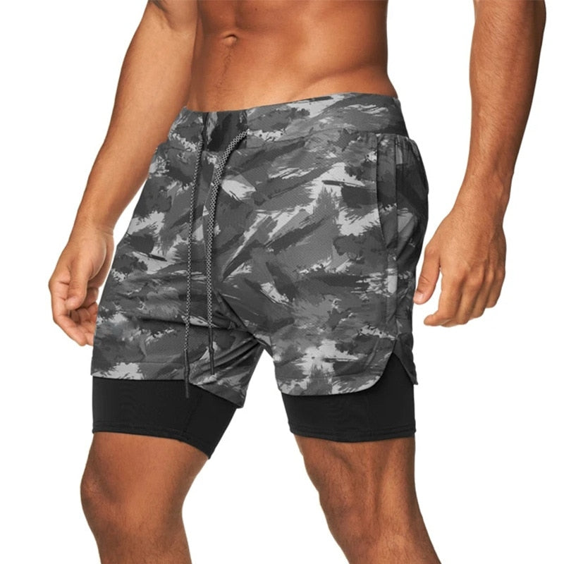 Short Masculino 2 em 1 - CamoGYM