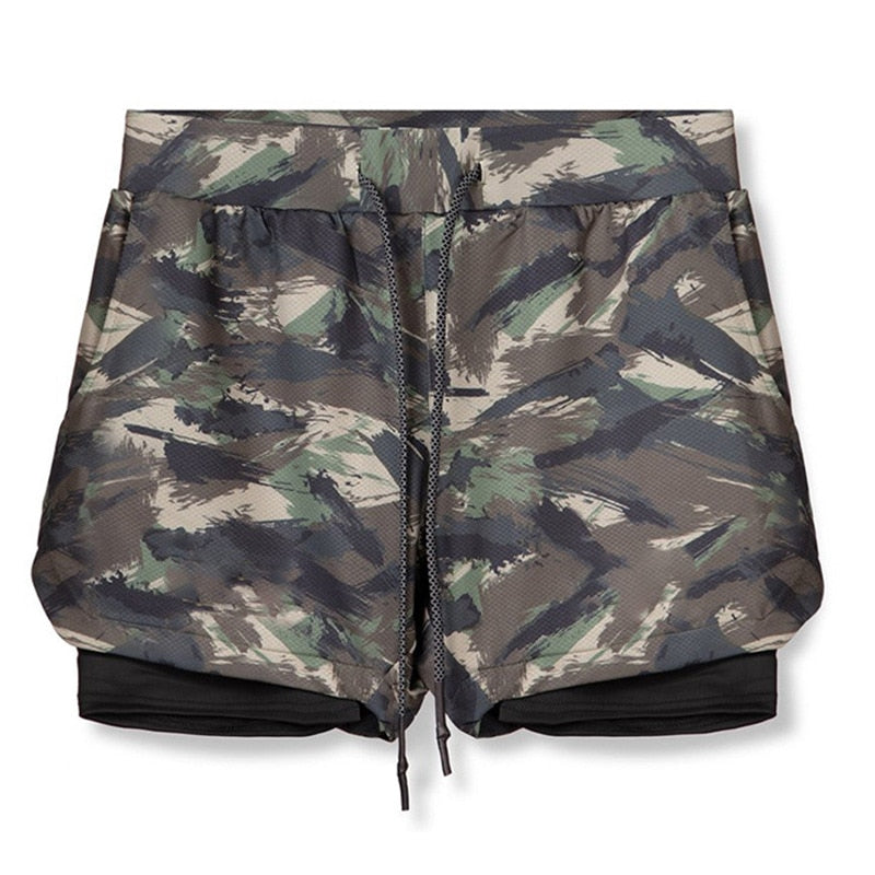 Short Masculino 2 em 1 - CamoGYM